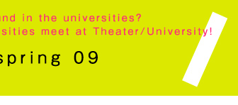 Theater/University spring 09