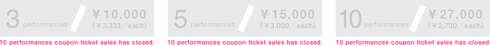F/T Coupon tickets