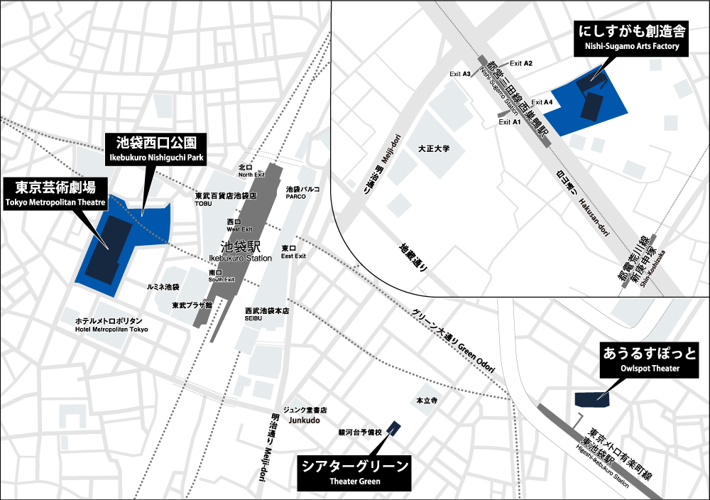 池袋/西巣鴨エリアMAP